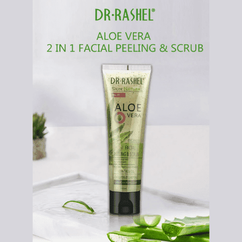 Dr Rashel Aloe Vera Exfoliating Cream 2 in 1 Peeling Facial Scrub