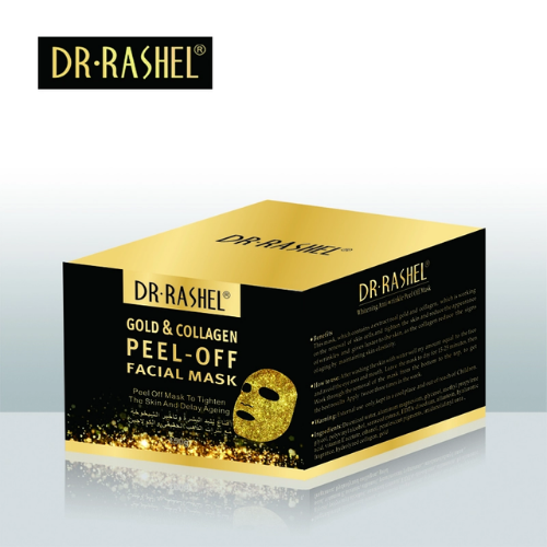 Dr Rashel Anti Wrinkle Whitening Mud Facial Mask Gold Collagen Peel Off Face Mask