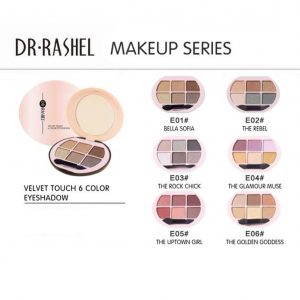Dr.Rashel Velvet Touch 6 Color Eyeshadow