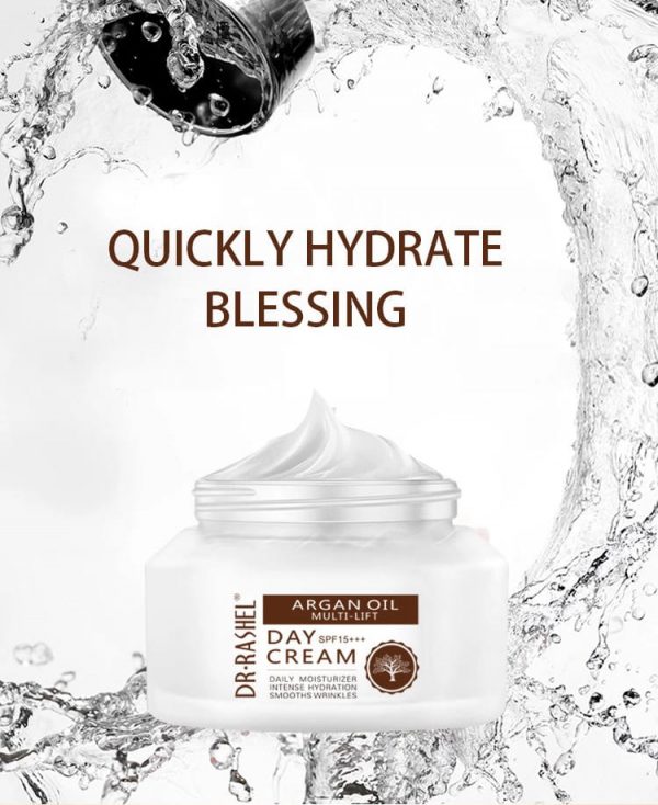 DR.RASHEL Daily Moisturizer Intense Hydration Smooth Wrinkles Face Whitening Cream Argan Oil Day Cream